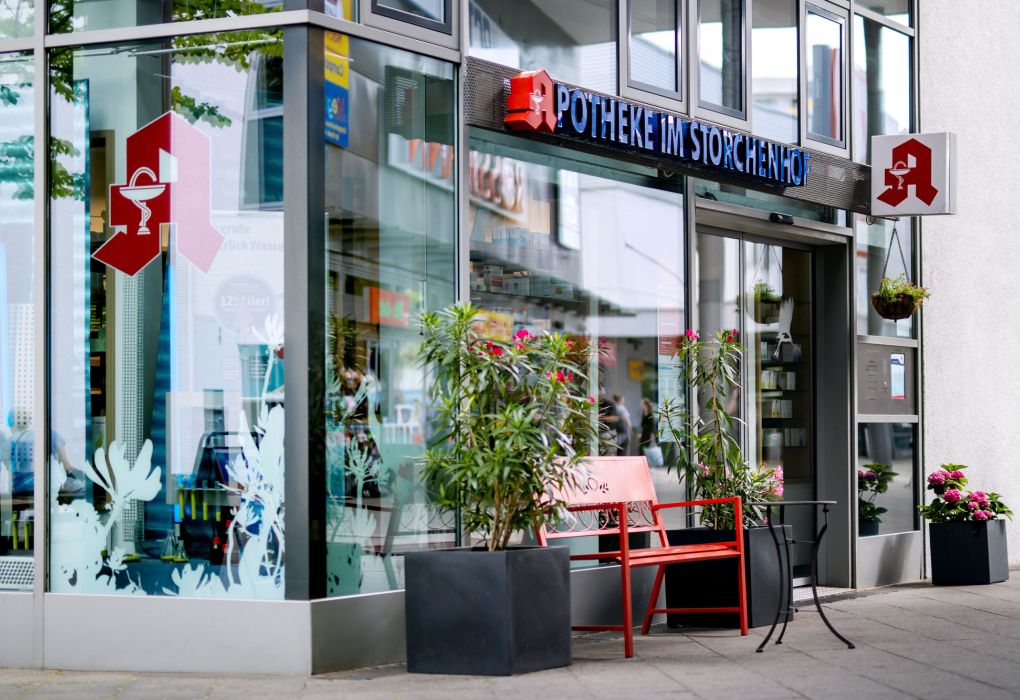 Außenansicht der Apotheke
