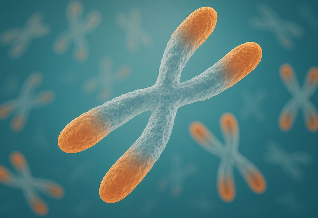 Grafische Darstellung von Chromosomen, Symbol für genetische Trisomie