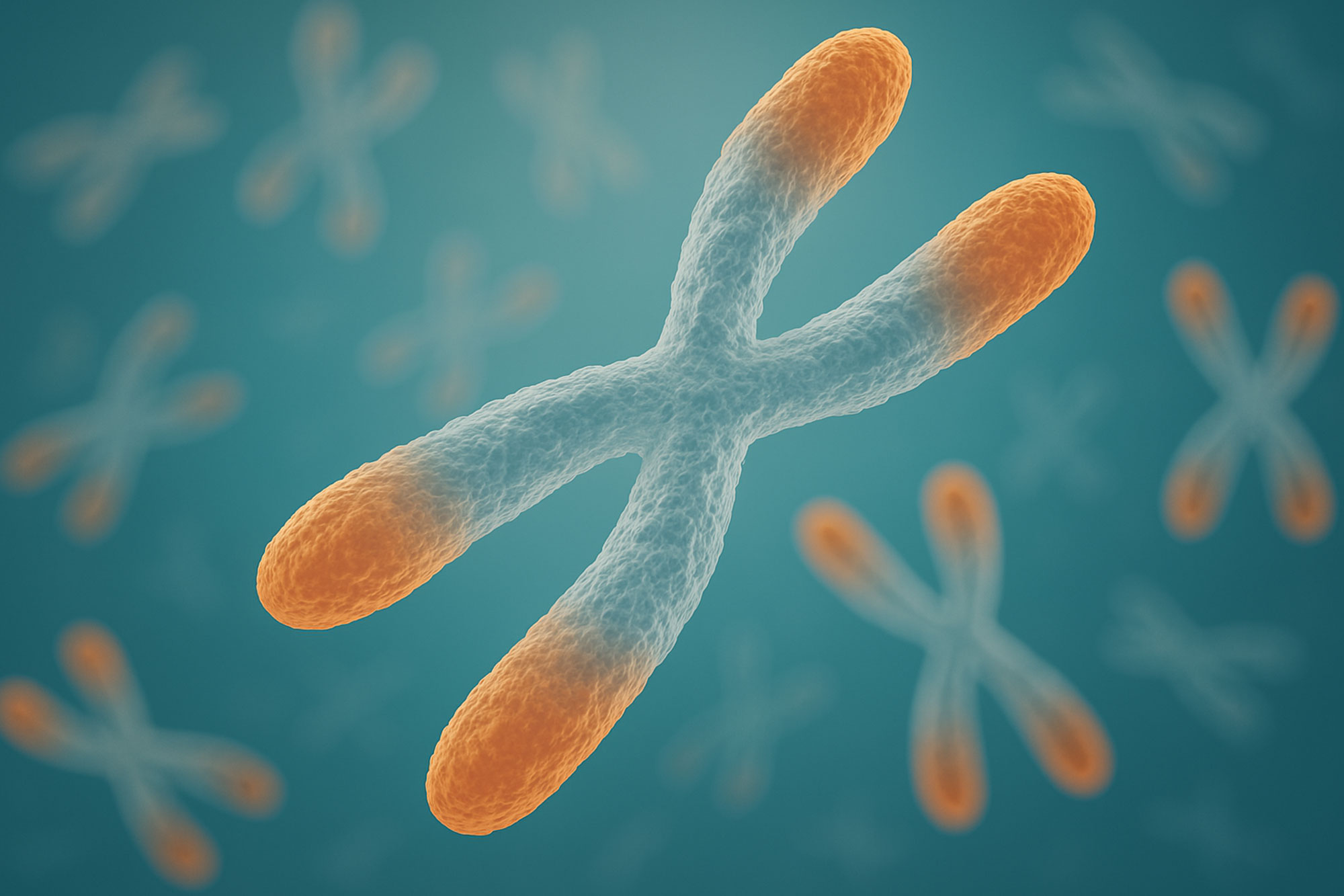 Grafische Darstellung von Chromosomen, Symbol für genetische Trisomie