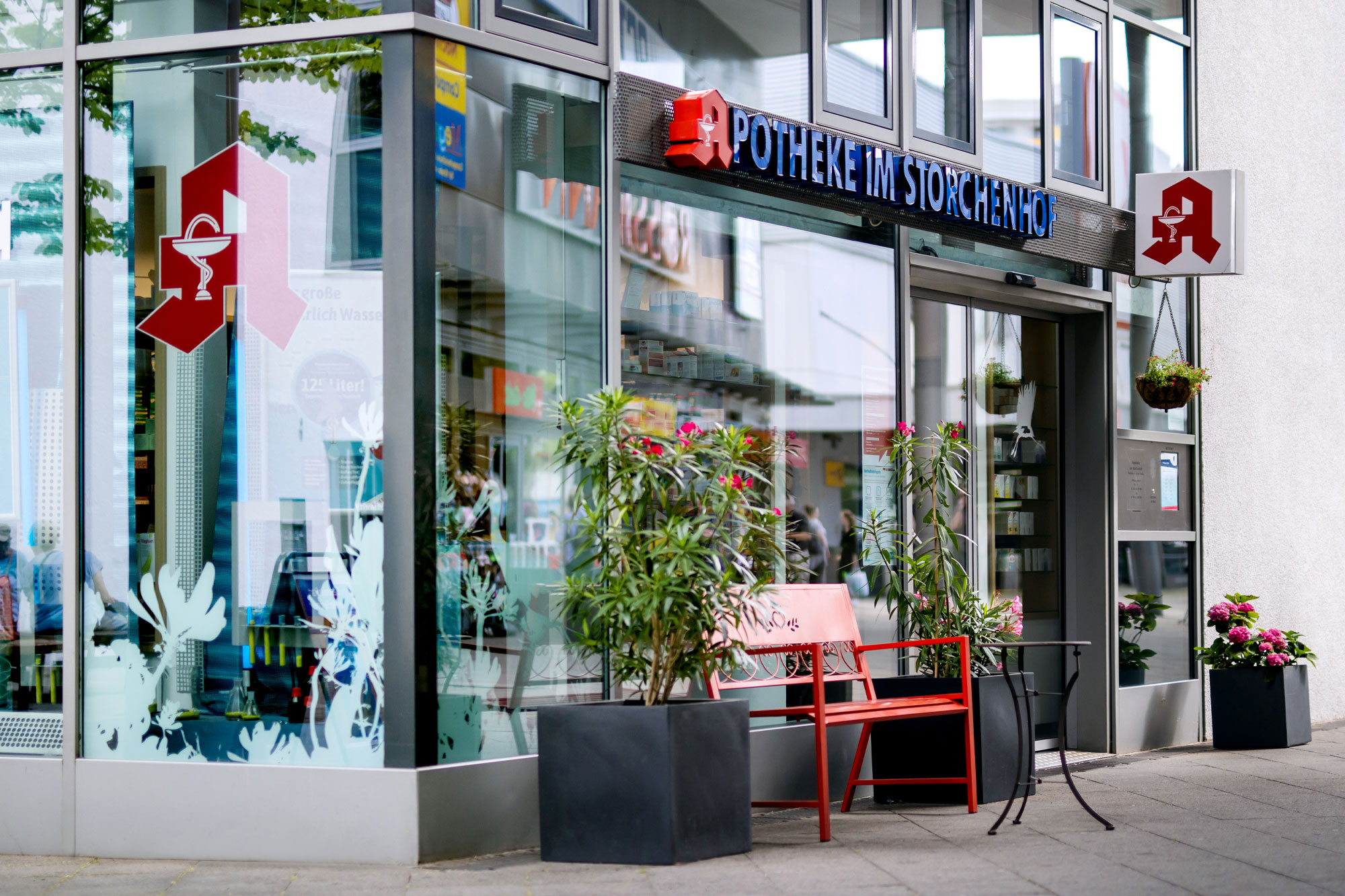 Außenansicht der Apotheke